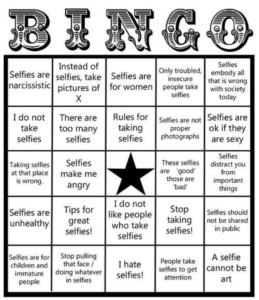 Le bingo ! des selfies