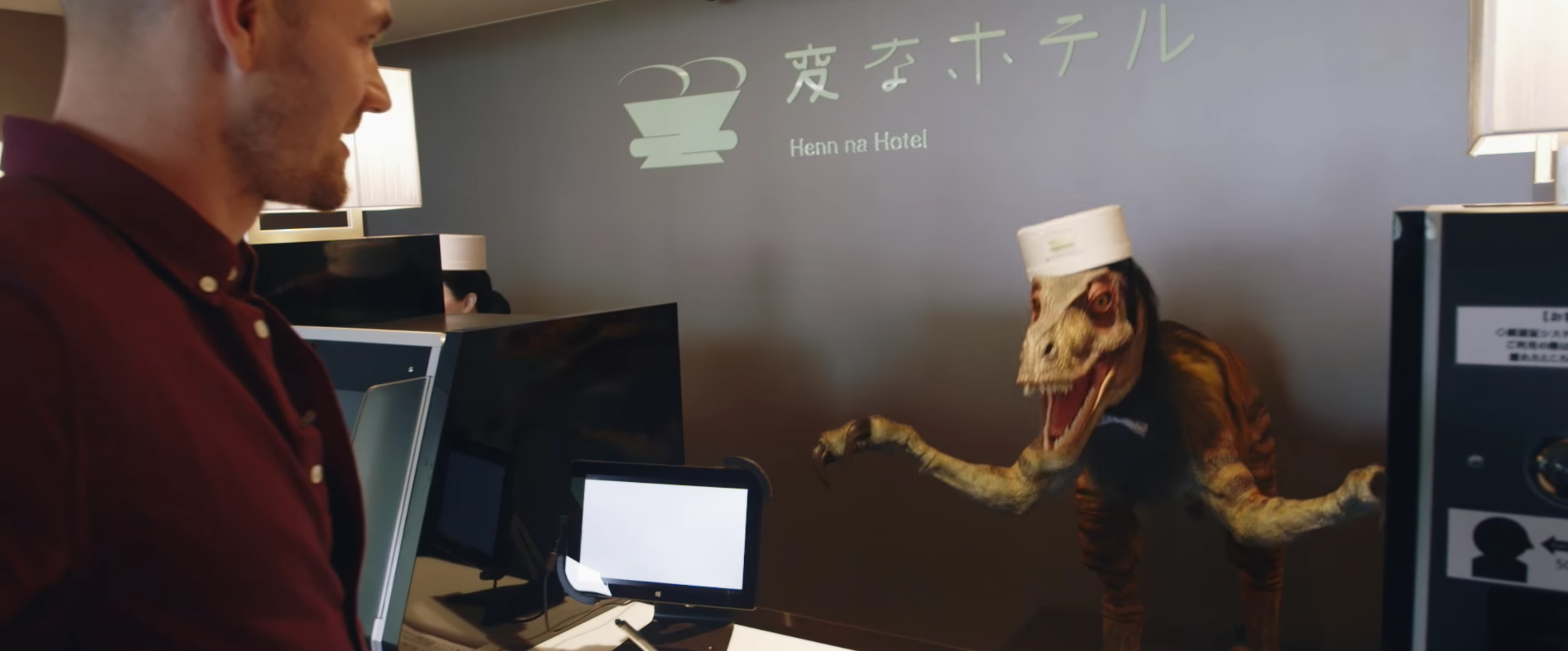 les robots du Henn-na hotel au Japon